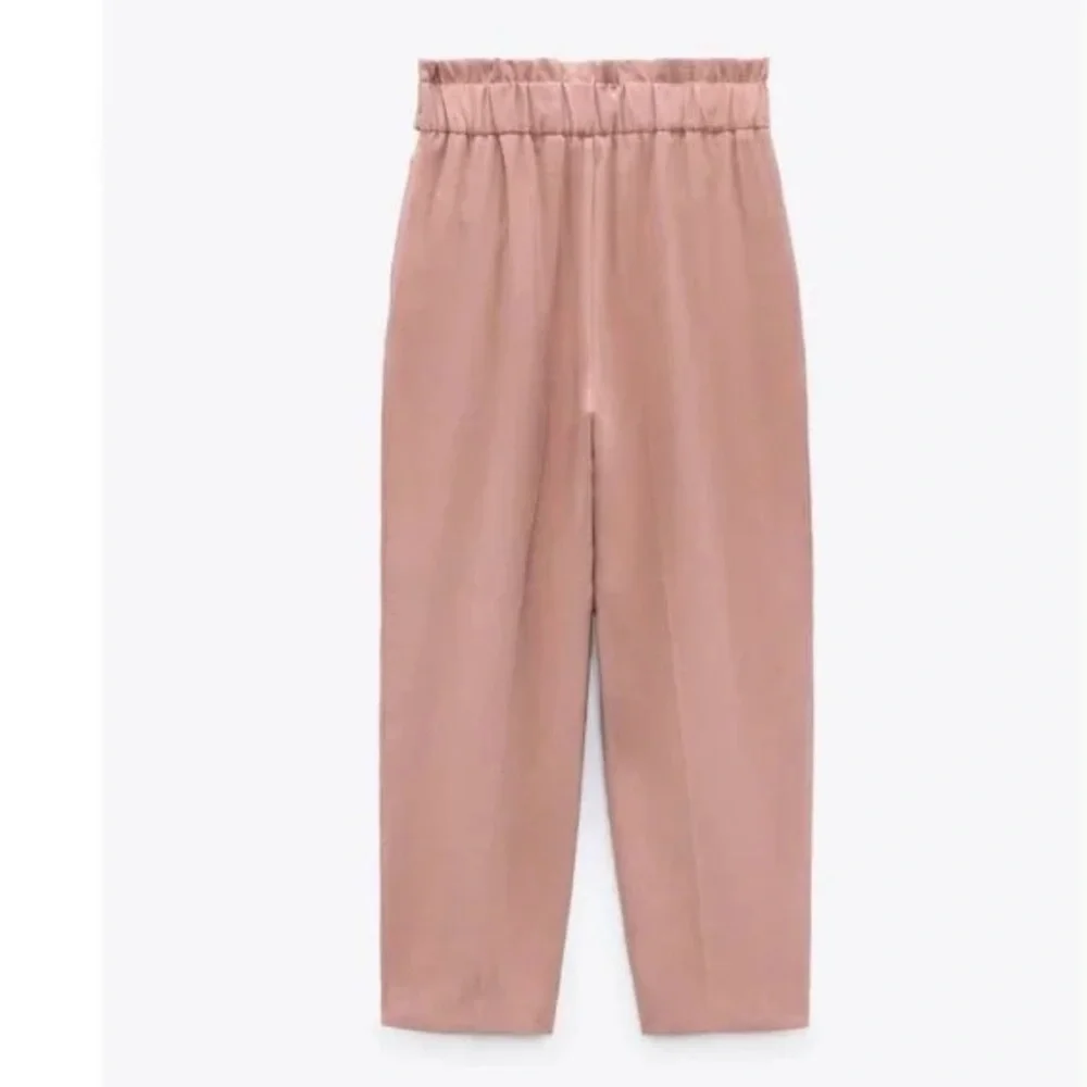 NWOT ZARA HIGH WAIST TROUSERS CULOTTES WITH BELT - Picture 6 of 16